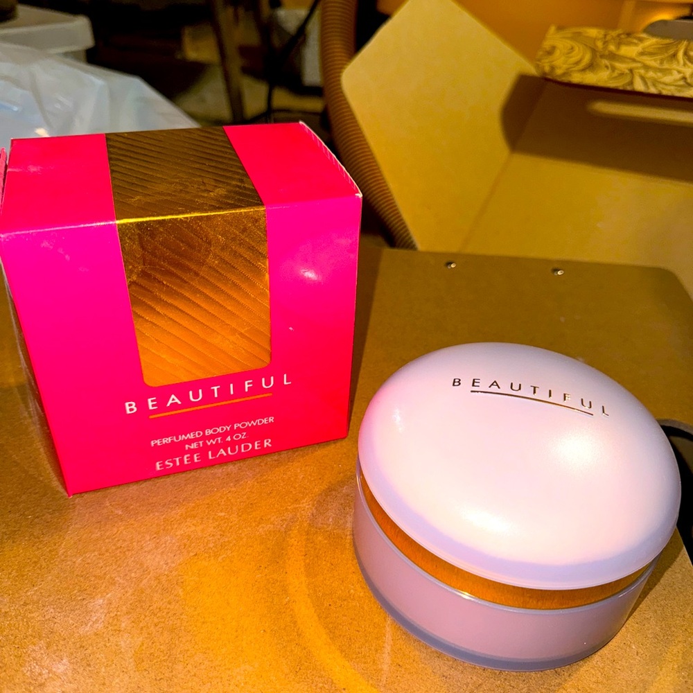 Vintage Estée Lauder Beautiful NIB Body Powder